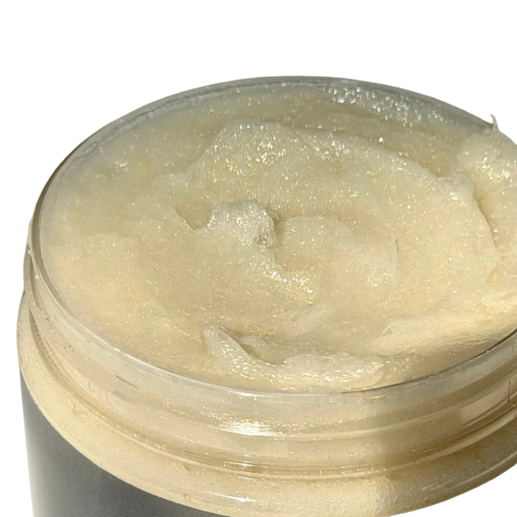 plant based body scrub sakura noir by guardian angels beauty
